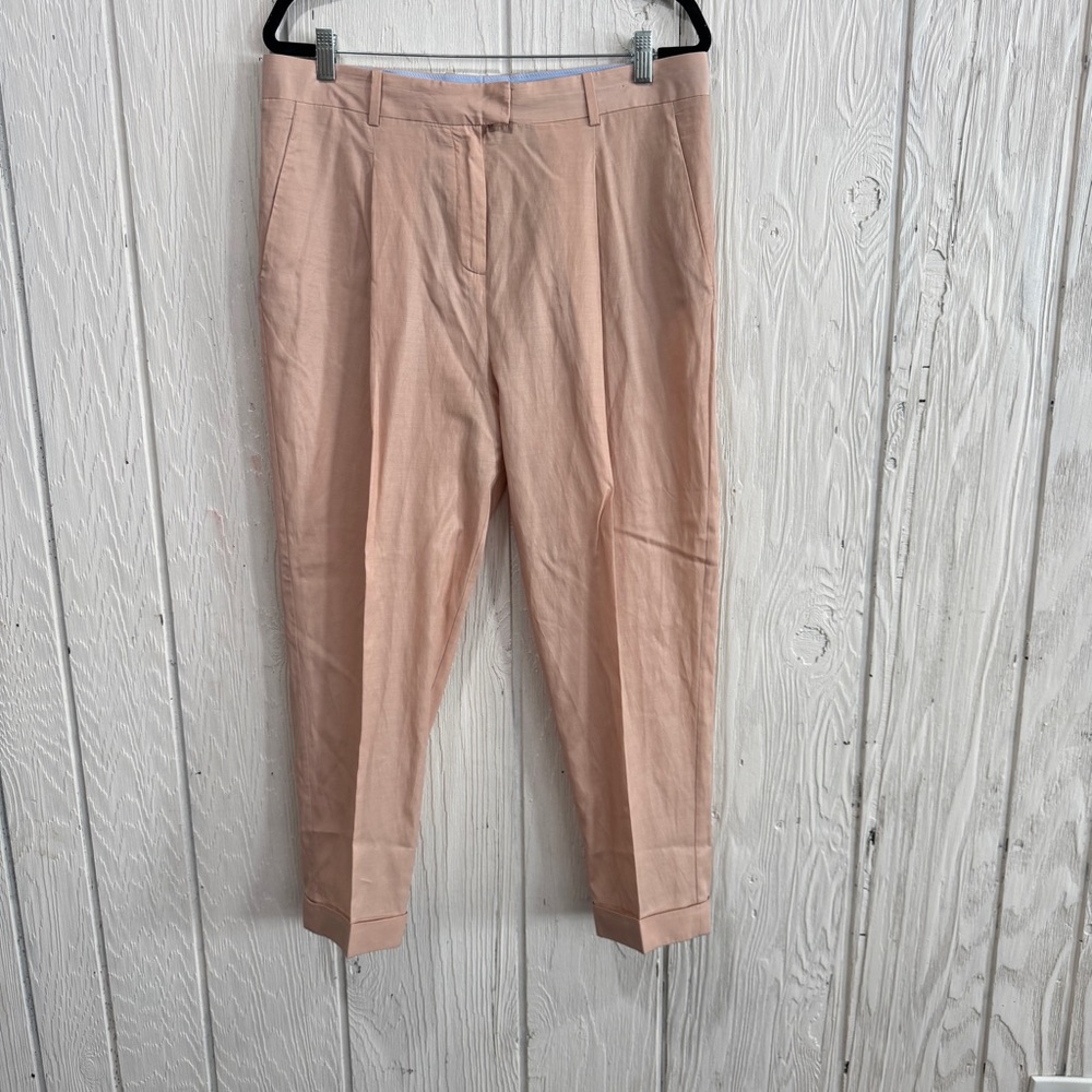 COS peach color trouser pants size 10
